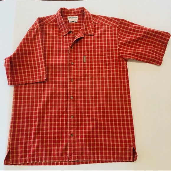 Columbia checked shirt sleeve button up shirt - Picture 2 of 6